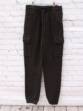 CSG Men's Dark Brown Cargo Jogger Pants size small